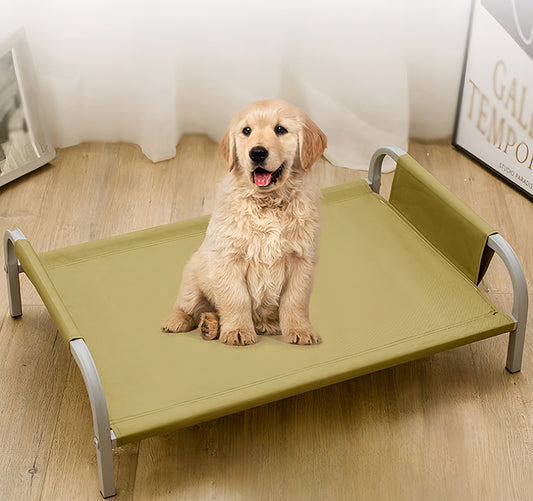 中型犬 ペット ペット旅行用ベッド ペットソファ 犬用ハウス 猫犬用ベッド ペットベッド 防湿 地面から離れた 耐磨耗性 大きい 快適 頑丈 グレー GW-N007