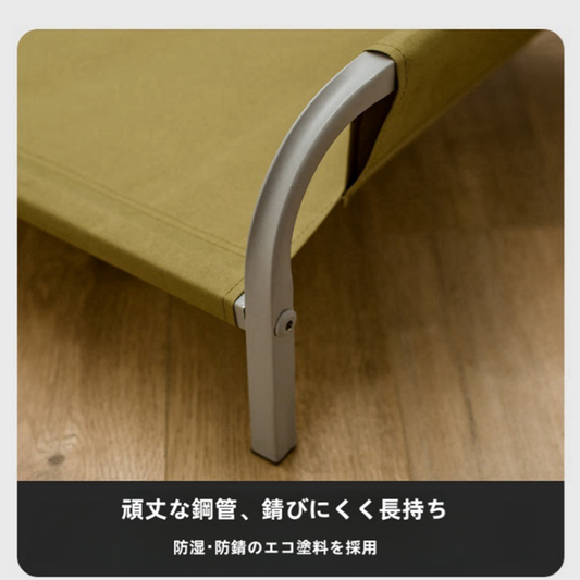 中型犬 ペット ペット旅行用ベッド ペットソファ 犬用ハウス 猫犬用ベッド ペットベッド 防湿 地面から離れた 耐磨耗性 大きい 快適 頑丈 グレー GW-N007