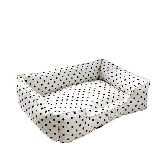 犬用ベッド ペット用ベッド 小型・中型犬 秋冬 四季に適した 保温 キャンバス 犬用マット 取り外して洗える 快適 厚手 大きい 柔らかい かわいい ベージュ GW-N017