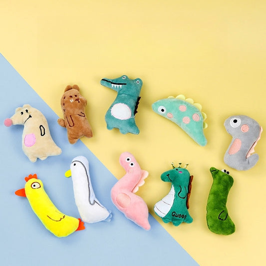 ペット ぬいぐるみ 猫のおもちゃ ペット用品 おもちゃ ペット用 インタラクティブ 遊び 歯をきれいにする キャットニップ入り 歯を磨く 安全 なだめる かわいい グリーン WJ-N003