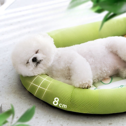 犬　ペットマット　犬用ベッド　春夏　涼感ベッド　ペット用　中小型犬　ペット用　涼しい　快適　厚手　大きい　通気性がある　かわいい　アボカド　GW-N020
