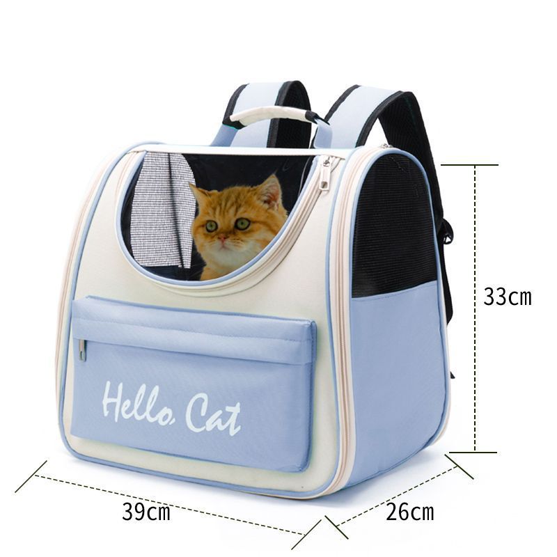 猫用ランドセル　リュックサック　旅行バッグ　車載用　ペットバックパック　ペット用　多機能バッグ　携帯ペットバッグ　爪とぎに強い　耐摩耗　折りたたみ可能　通気性が良い　大きい　かわいい　グレー　CWB-N015