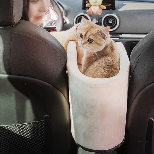 犬用ベッド　車載用　ペット車載マット　四季対応　猫用ベッド　車用ペットベッド　キャリーバッグ　ドッグシート　快適　耐摩耗　取り外し可能　手提げ可能　携帯便利　安全　グレー　CZW-N006