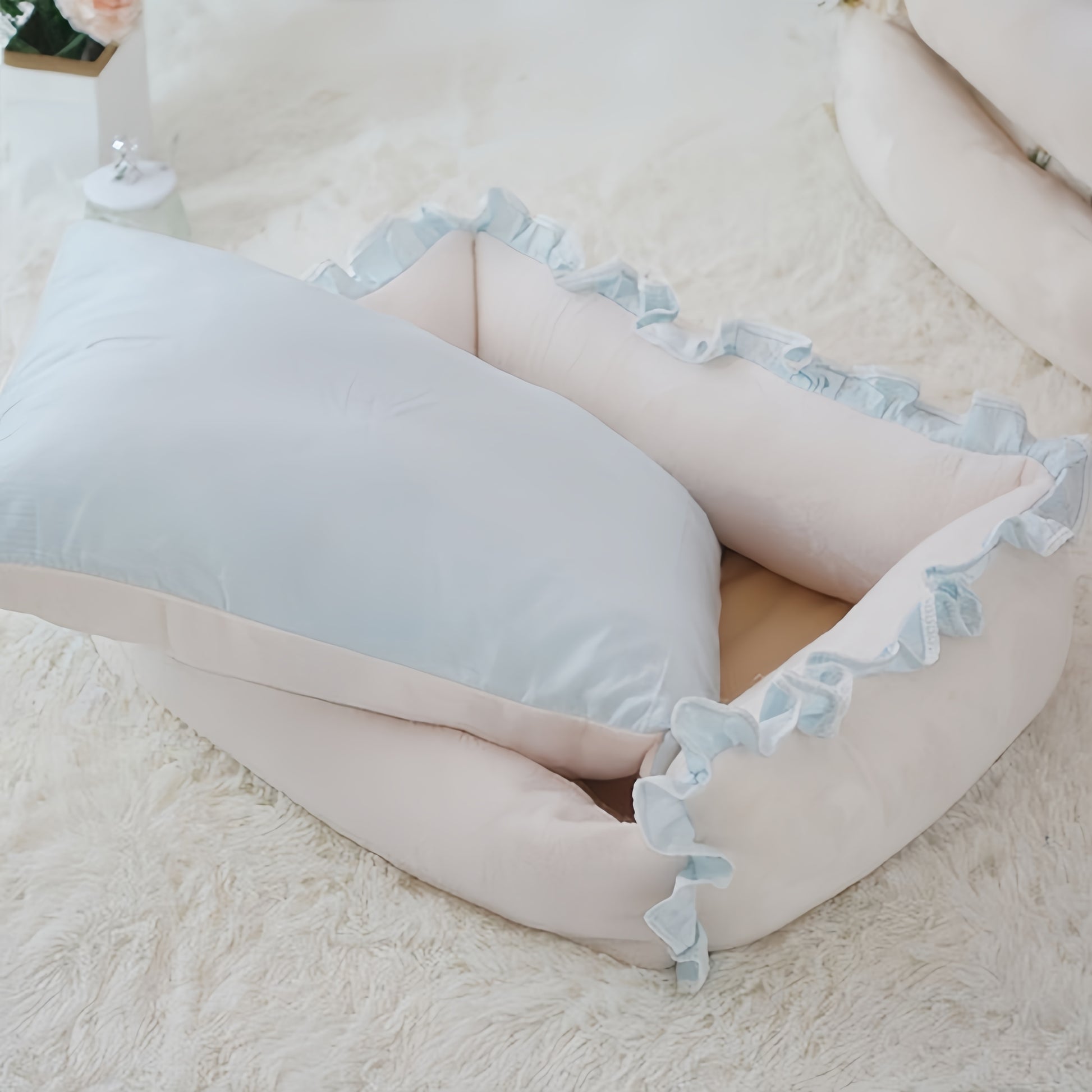 ペットマット　純綿の敷物　猫用ベッド　ペット用マット　四季に適した　ペット用　中小型犬　夏　洗える　快適　全て取り外して洗える　大きい　柔らかい　親肌な　ピンク　MW-N016