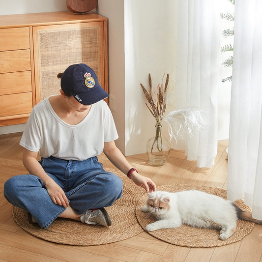 猫用ベッド　藤の猫ハウス　ペットベッド　四季対応　猫用おもちゃ　爪とぎ　一体型キャットハウス　ペット用　爪とげに強い　耐摩耗性　ほこりや毛が出にくい　大きい　通気性が良い　安全　ブラウン　MW-N021