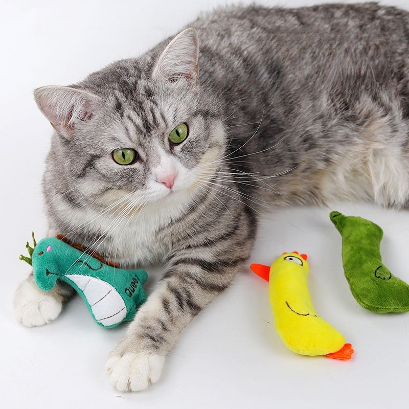 ペット　ぬいぐるみ　猫のおもちゃ　ペット用品　おもちゃ　ペット用　インタラクティブ　遊び　歯をきれいにする　キャットニップ入り　　歯を磨く　安全　なだめる　かわいい　グリーン　WJ-N003